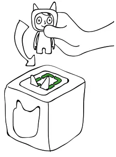 Boxine 00002 Music Playback And Storytelling Device - Playing and pausing