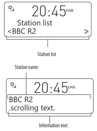 DENVER Digital and FM Portable Radio - STATION