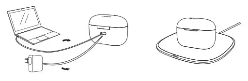 AUKEY EPT31 True Wireless Earbuds- Charging