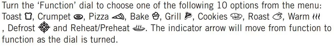 Sunbeam Digital Oven - step 1