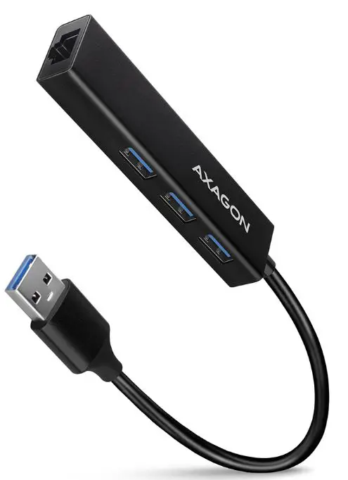AXAGON HUE-M1A 4-Port SuperSpeed USB-A Mini Hub image