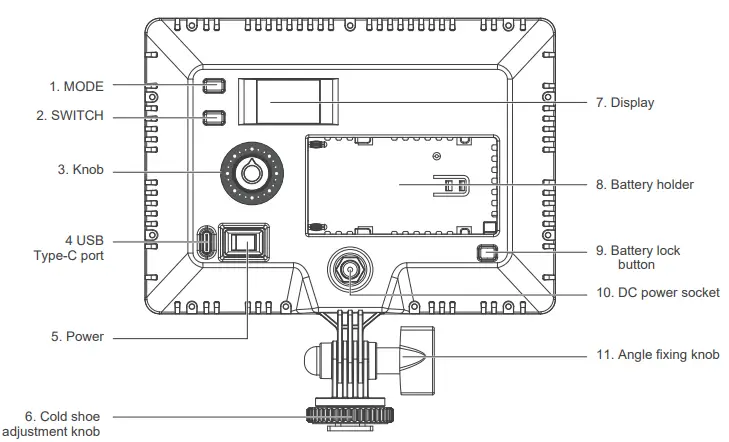 NANLITE MixPad II 11C RGBWW LED Panel Light-fig2