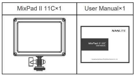 NANLITE MixPad II 11C RGBWW LED Panel Light-fig46