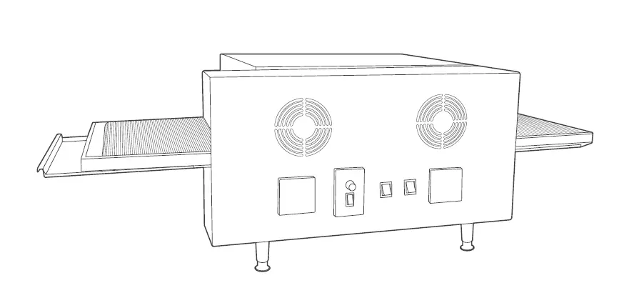 Maxima 09374150 Electric Conveyor Pizza Oven User Manual
