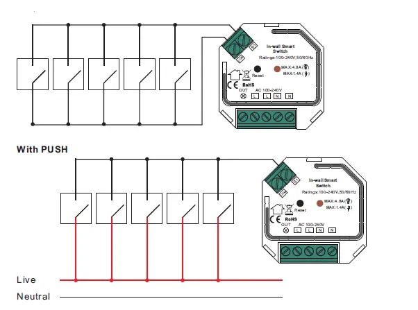 SUNRICHER SR-ZG9100A-S ZigBee In Wall Smart Switch FIG 13