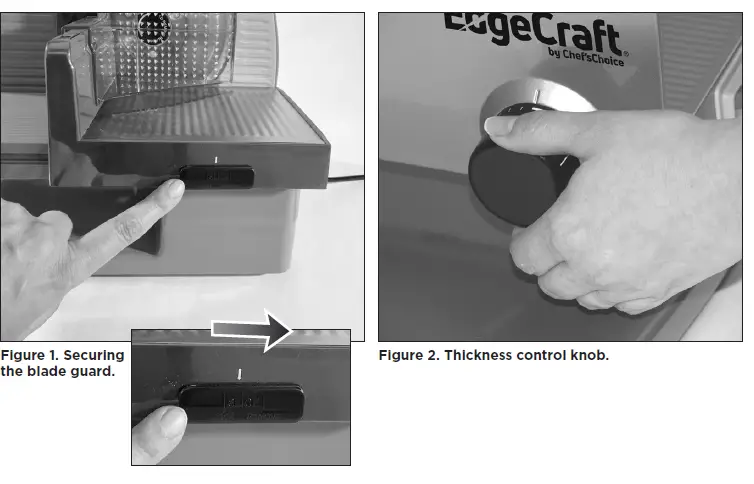 Chef sChoice E615A EdgeCraft Electric Meat Slicer FIG 3