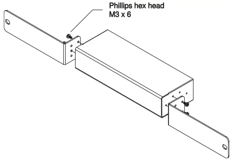 ATEN 8-Port HDMI Splitter- Using the screws provided