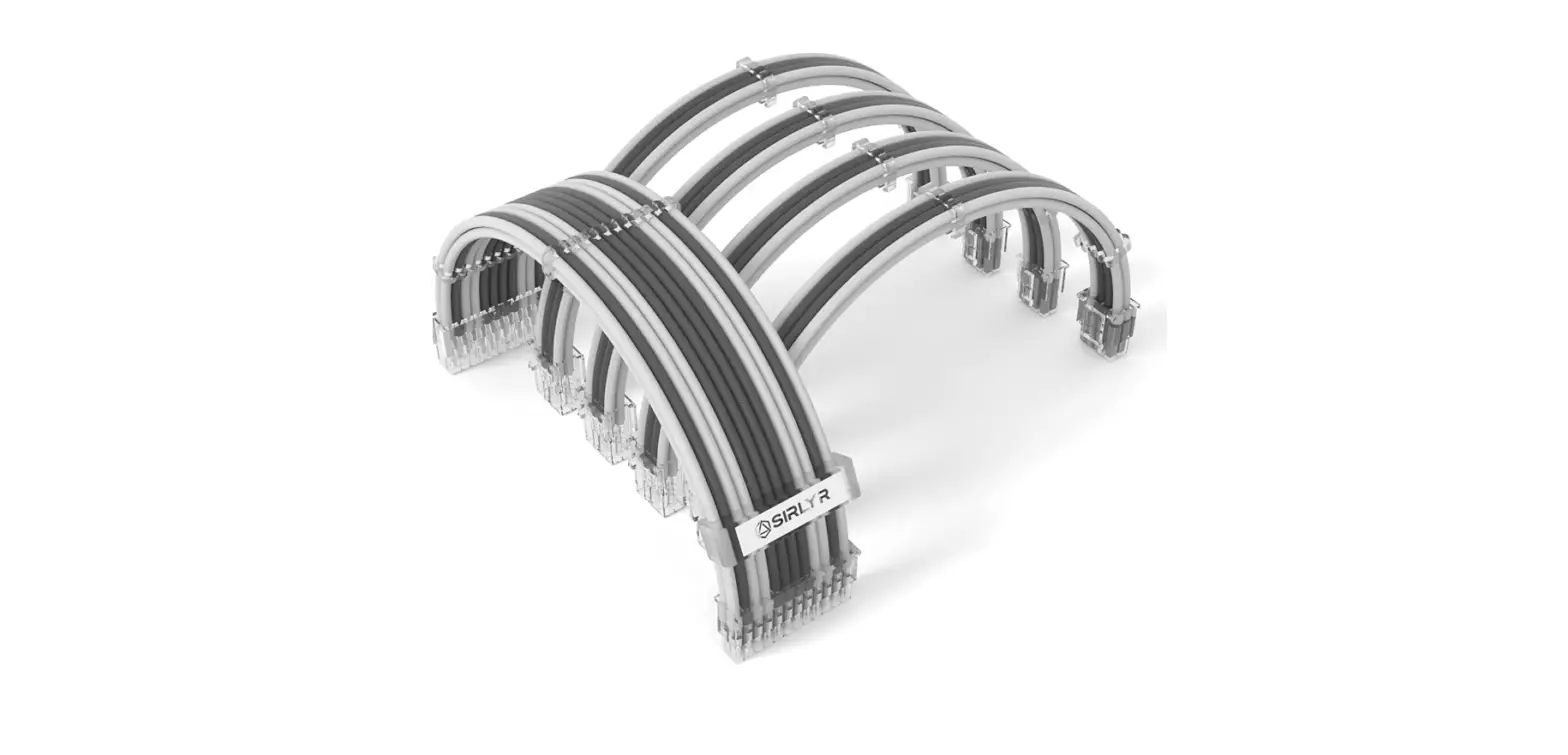 Sirlyr Arc Braided Atx Sleeved Cable Extension Kit For Power Supply Cable Kit-complete Features/instruction Guide Sirlyr Arc Braided Atx Sleeved Cable Extension Kit For Power Supply Cable Kit-complete Features/instruction Guide