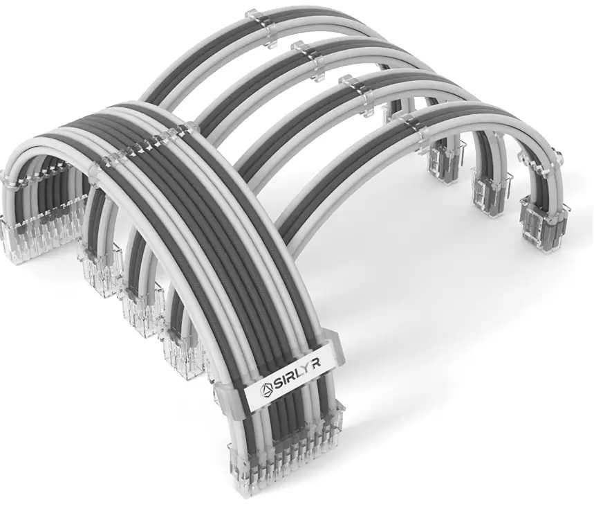 SIRLYR-Arc-Braided-ATX-Sleeved-Cable-Extension-Kit-for-Power-Supply-Cable-Kit-imgg