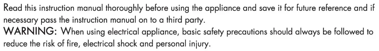 QAZQA 92648 Cool Fan 52 with Remote Control - General Safety Instructions