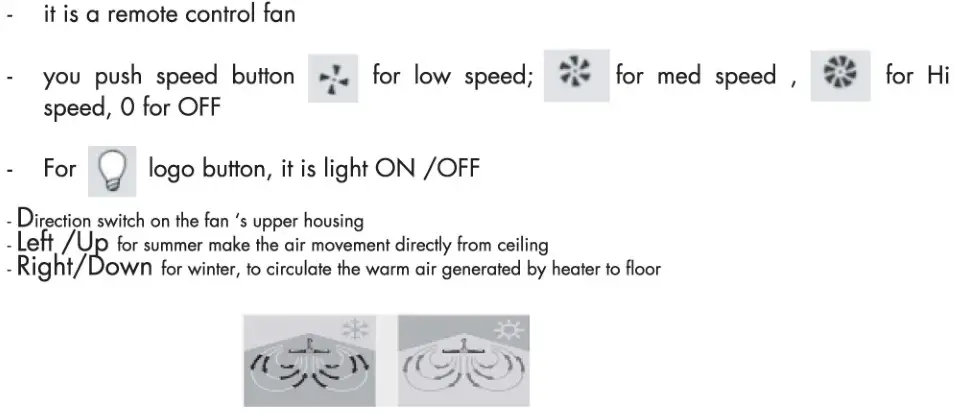 QAZQA 92648 Cool Fan 52 with Remote Control - How To Use