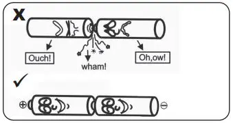 JAMARA Mercedes-AMG G 63 24GHz white Instructions - Pay attention to the polarity