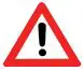 JAMARA Mercedes-AMG G 63 24GHz white Instructions- Warning or Caution icon