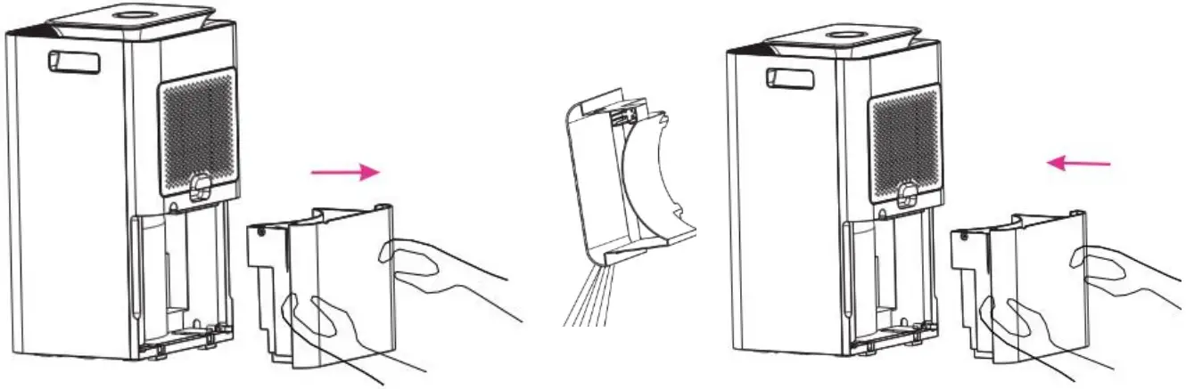 Goldair GD415 20L Dehumidifier with WiFi - WATER TANK