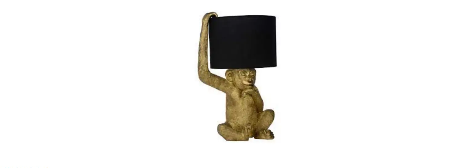 Lucide 10502-81-30 Extravaganza Chimp Table Lamp Instruction Manual Lucide 10502-81-30 Extravaganza Chimp Table Lamp Instruction Manual