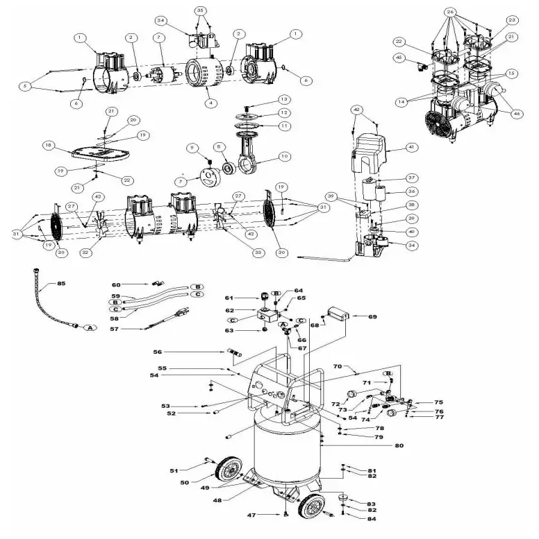 CALIFORNIA AIR TOOLS 20020CR Ultra Quiet and Oil Free Air Compressor - fig10