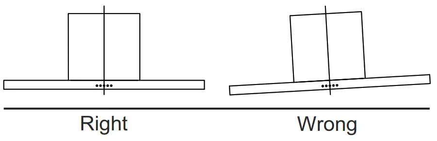 kleenmaid RHSC61 60cm Wall Mounted Canopy Rangehood- Hood body