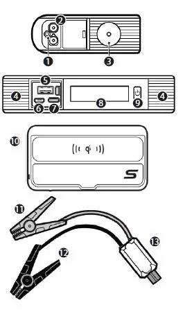 TYPE S AC532632-1 Jump Starter and Wireless Power Bank1