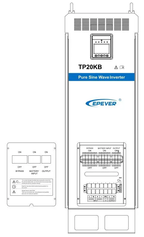 EPEVER TP20KB Pure Sine Wave Inverter - Installation 1