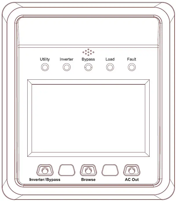 EPEVER TP20KB Pure Sine Wave Inverter - Interface 1