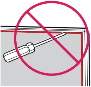 Be Careful of foreign objects