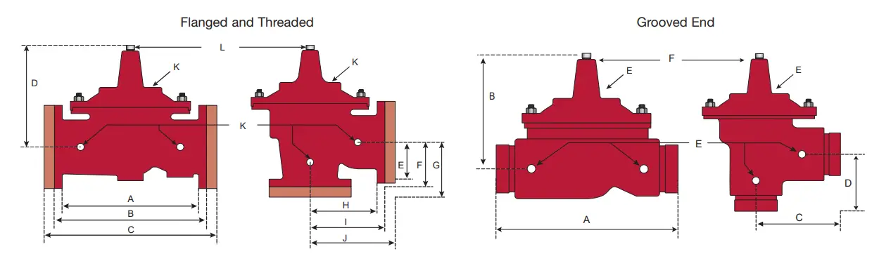 Watts Series LFM115 Pressure Reducing Control Valve - fig 7