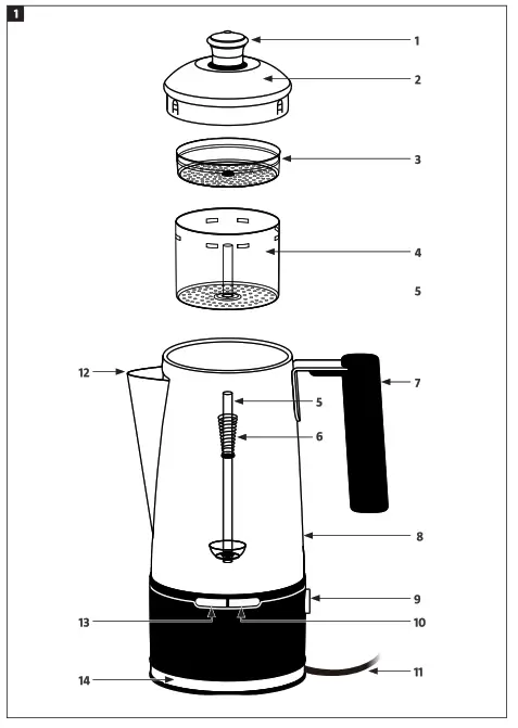 Menuett 008206 Percolator - fig