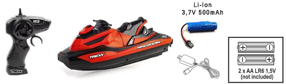 NINCOCEAN NH99038 TREXX Radio Controlled Electric Power Board - fig 1