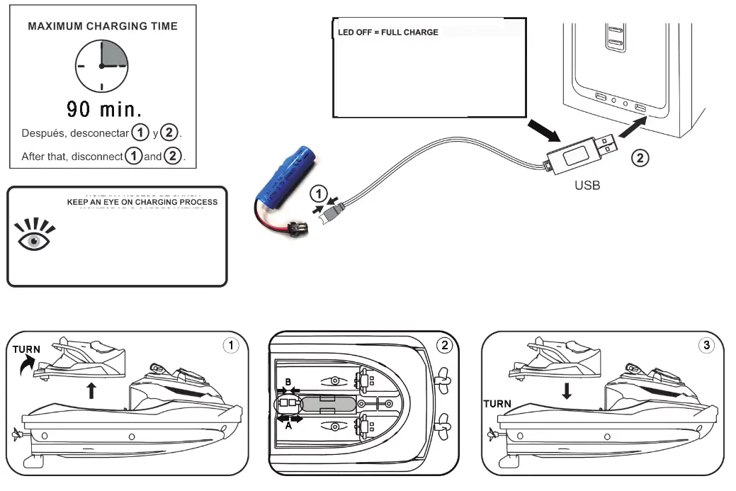 NINCOCEAN NH99038 TREXX Radio Controlled Electric Power Board - fig 8