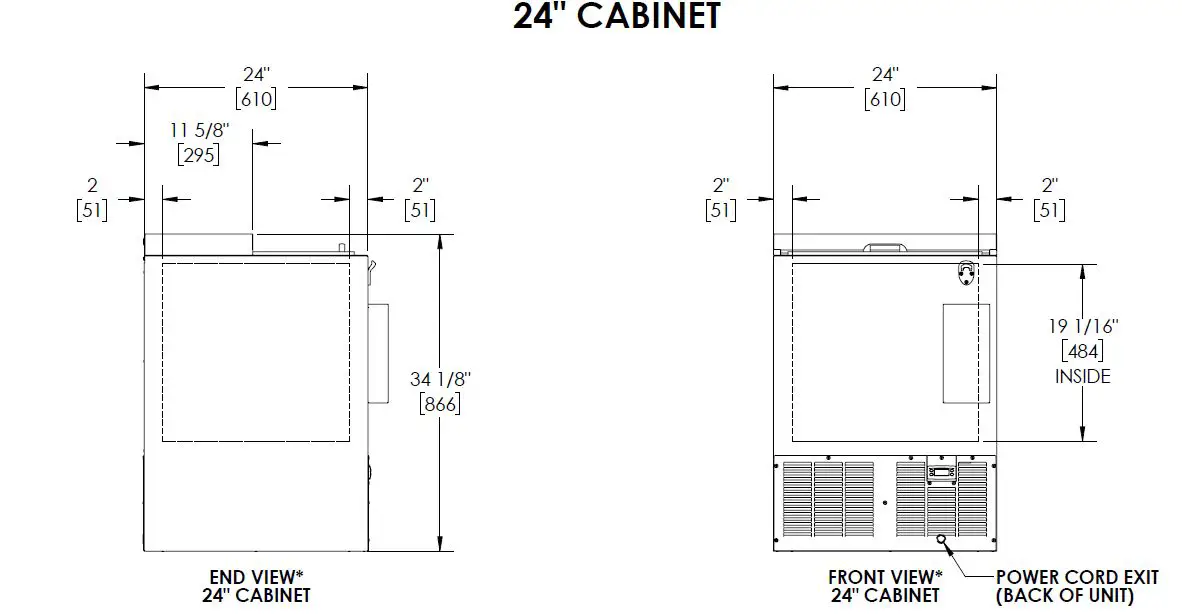 Perlick BC72 Flat Top Bottle Cooler fig 6