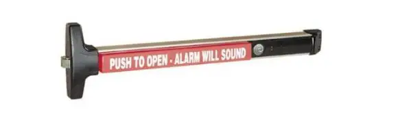 Detex V40 Value Series Battery Alarmed Rim Exit Device Instruction Manual