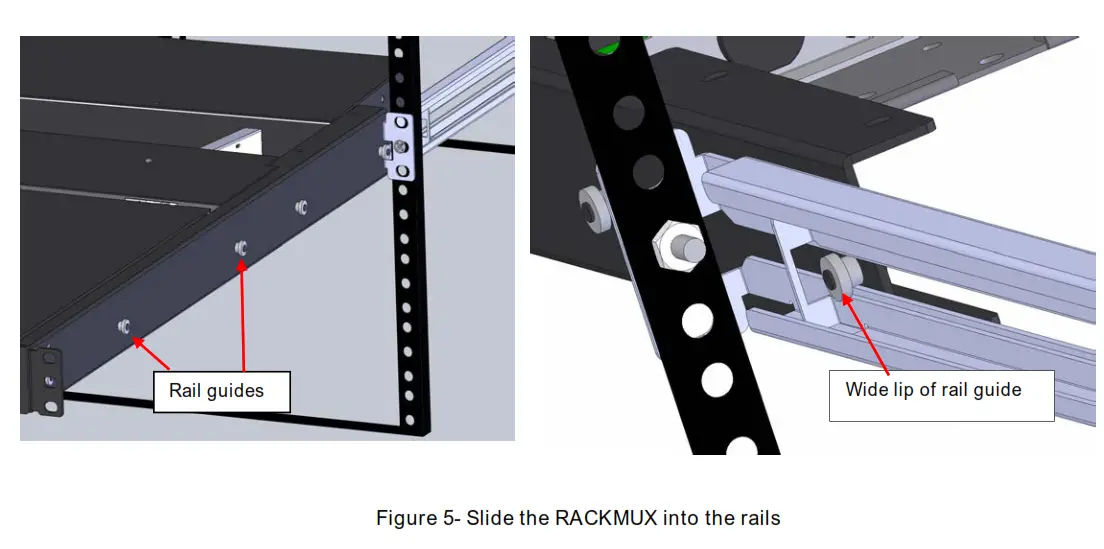 NTI RACKMUX 4K17 N RACKMUX Series Rackmount Drawer with 4K Video LCD Monitor - RACKMUX