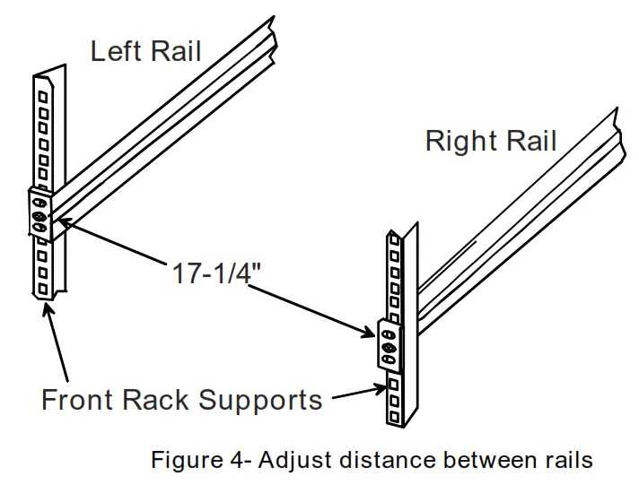 NTI RACKMUX 4K17 N RACKMUX Series Rackmount Drawer with 4K Video LCD Monitor - distance