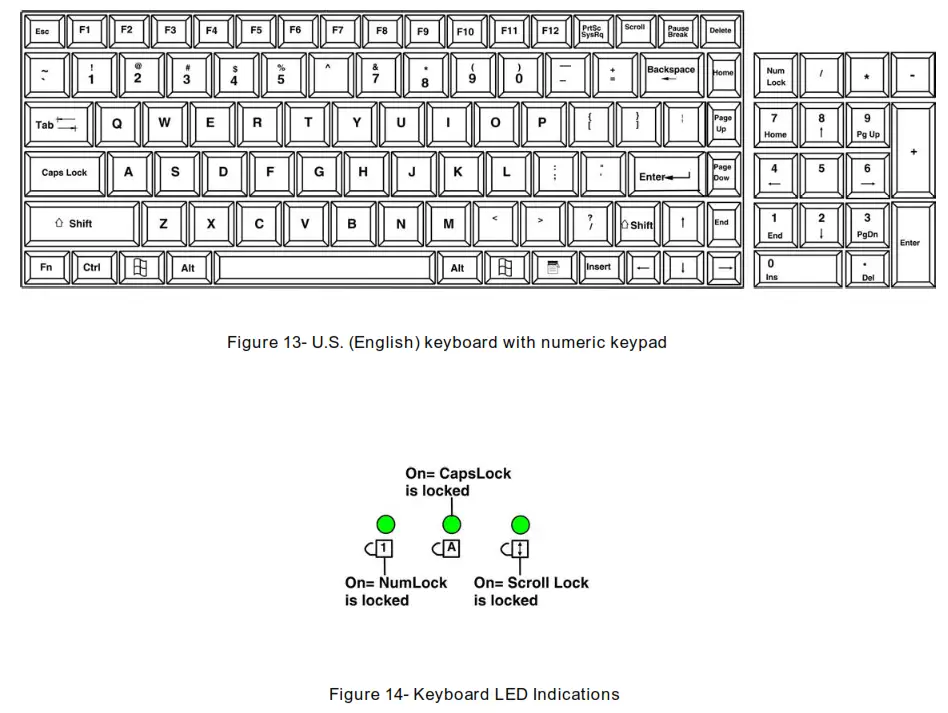 NTI RACKMUX 4K17 N RACKMUX Series Rackmount Drawer with 4K Video LCD Monitor - keyboard4