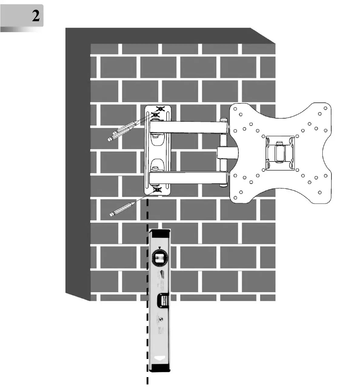 Continental Edison CE200BDD4 TV Wall Mount - figure 2