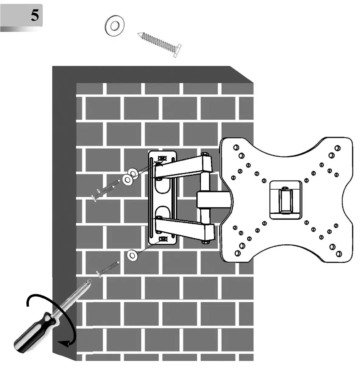 Continental Edison CE200BDD4 TV Wall Mount - figure 5