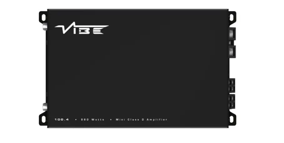 Vibe Powerbox 100.4m Amp Compact Micro Class D 4 Channel Car Stereo Amplifier Owner's Manual