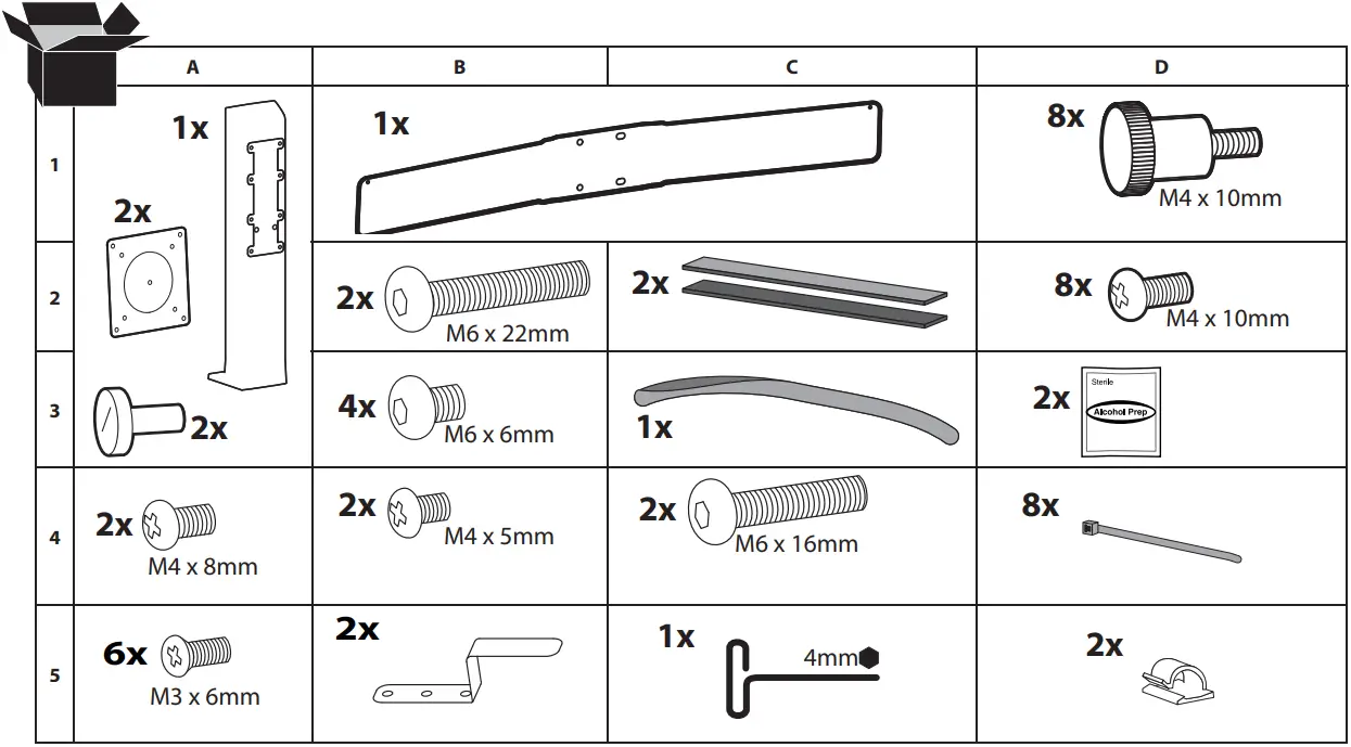 ergotron 24 214 085 WorkFit C Dual Monitor Sit Stand Cart - FIG 3