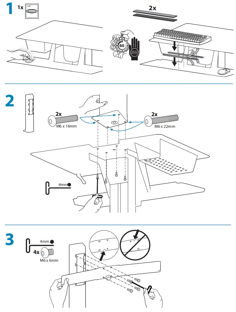 ergotron 24 214 085 WorkFit C Dual Monitor Sit Stand Cart - FIG 6