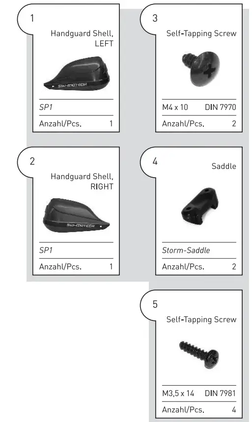 SW-MOTECH BB Storm Handprotection - Figure 4