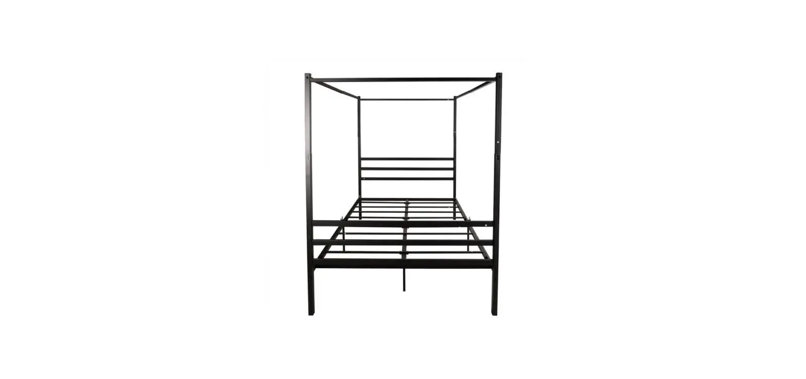 Gosalmon 746g-bknyy Black Metal Frame Queen Canopy Bed Instruction Manual
