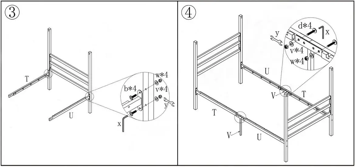 GOSALMON-746G-BKNYY-Black-Metal-Frame-Queen-Canopy-Bed-FIG-3