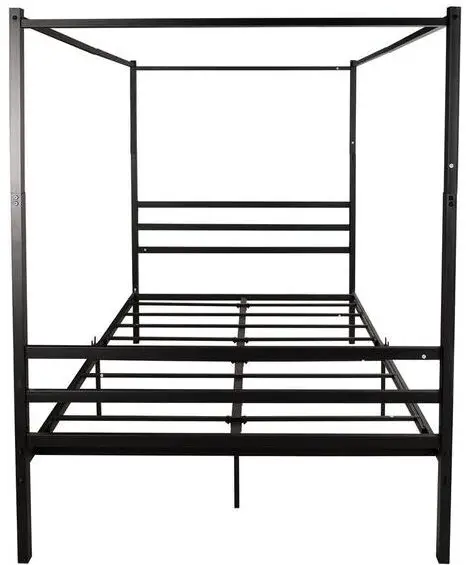 GOSALMON-746G-BKNYY-Black-Metal-Frame-Queen-Canopy-Bed-PRODUCT