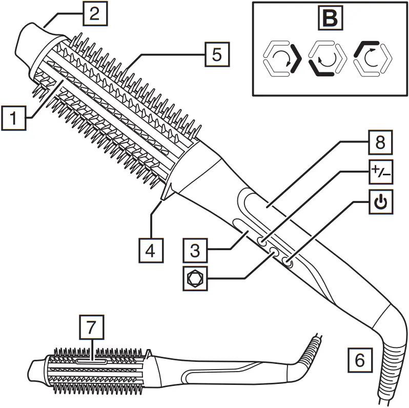 REMINGTON CB9800 PROluxe Adaptive Hot Brush 02