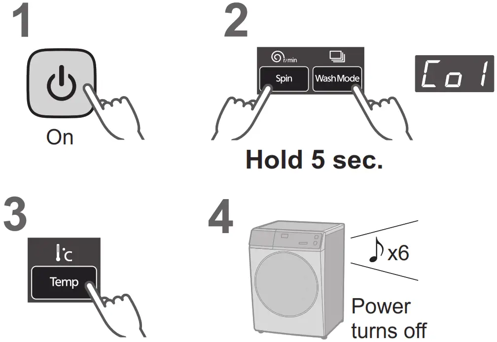 Panasonic NA S056FR1 Washer Dryer - Fig 218