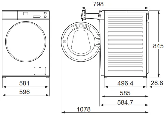 Panasonic NA S056FR1 Washer Dryer - Fig 221