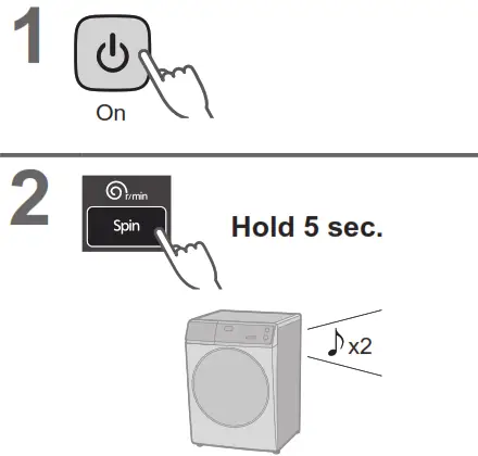 Panasonic NA-S056FR1 Washer Dryer - fIG 37