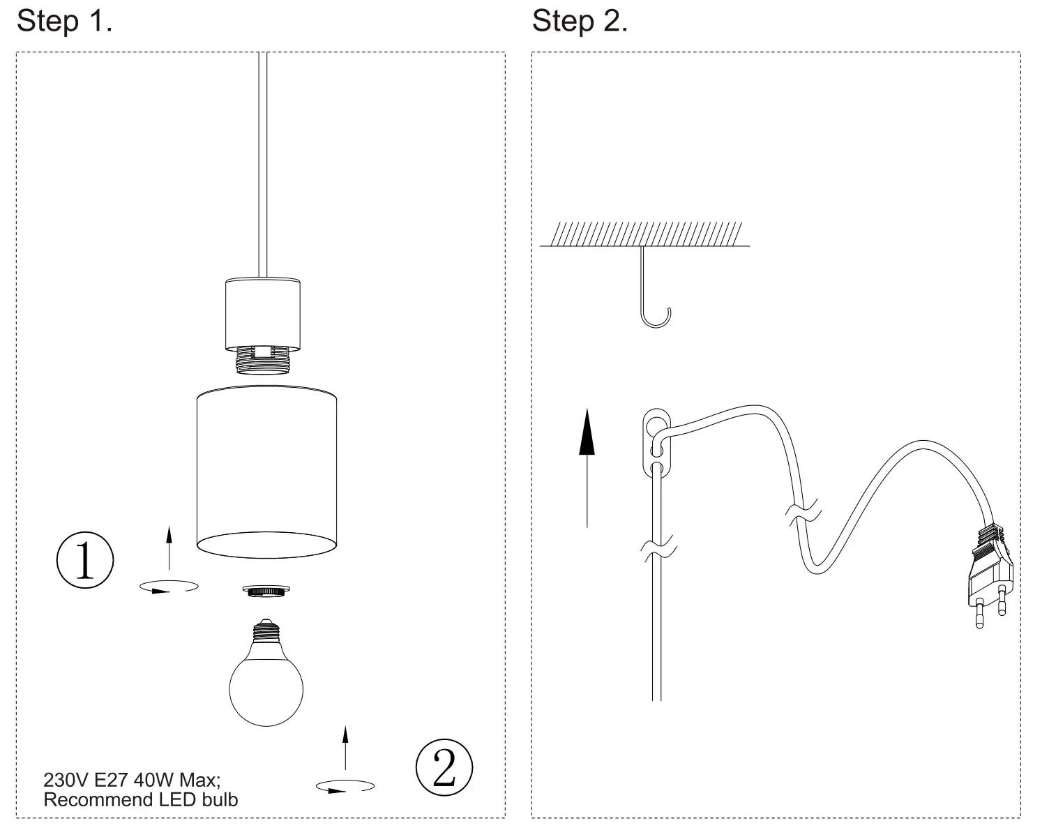 NOVA LIFE 54612-001-71 Interior Pendant - Figure 1,2