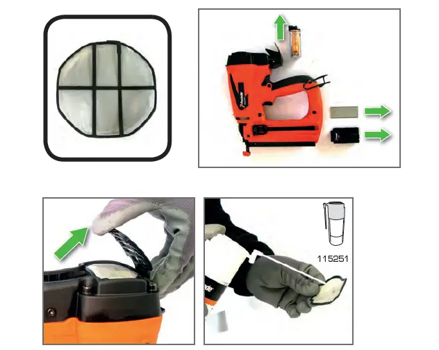 Paslode IM65, IM65A, IM50 Brad Nailer Set 12