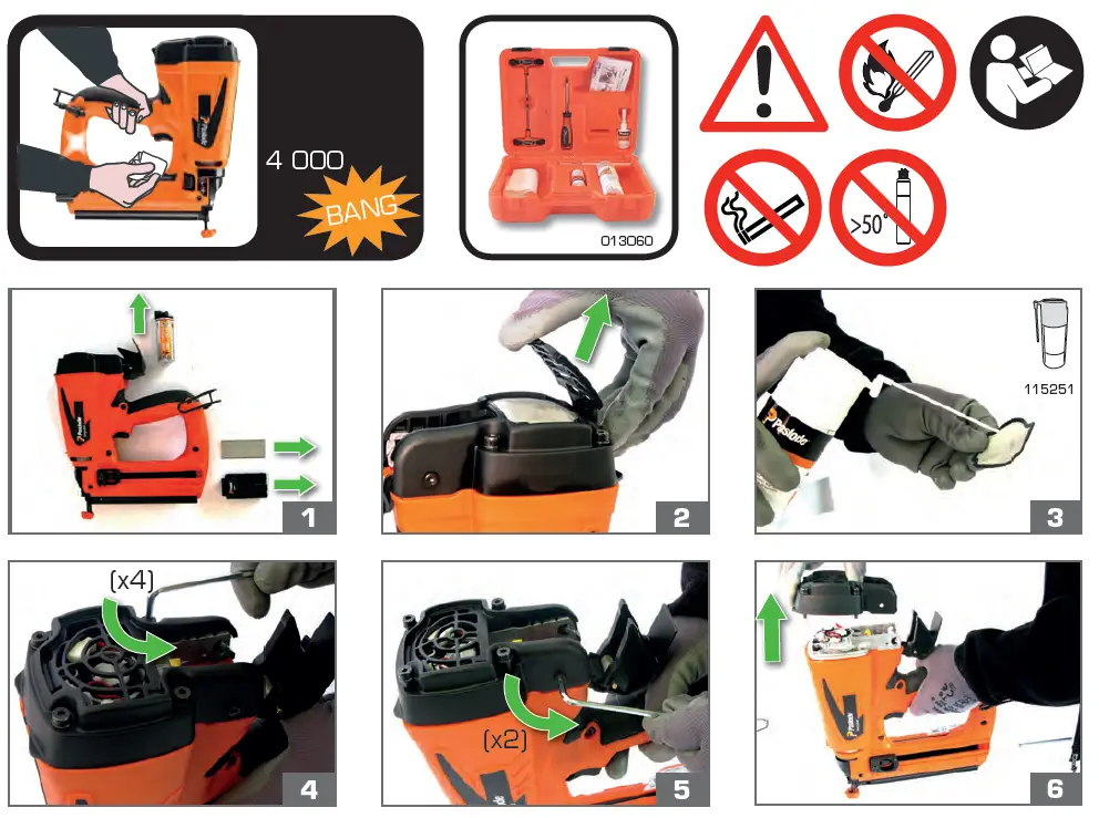 Paslode IM65, IM65A, IM50 Brad Nailer Set 13